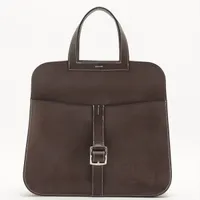 エルメス アルザン31 ヴァッシュトレッキング ショコラ シルバー金具