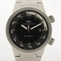 IWC アクアタイマー IW354805 SS AT 黒文字盤 Ａランク