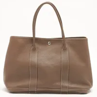 エルメス ガーデンパーティ38 MM ネゴンダ エトゥープ シルバー金具