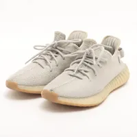 アディダス YEEZY BOOST 350 V2 ニット スニーカー 27.5cm ベージュ ＡＢランク