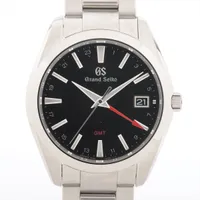 グランドセイコー GMT SBGN013 SS QZ 黒文字盤 ＡＢランク