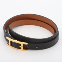 エルメス アピ レザー ブレスレット ブラック×ピンク ABランクの買取