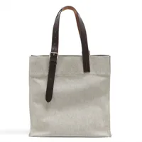 エルメス エトリヴィエール トワルアッシュ ブラック シルバー金具