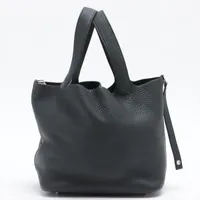 エルメス ピコタンロック22 MM トリヨンクレマンス ブラック シルバー金具