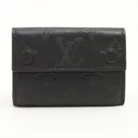 ルイ・ヴィトン モノグラムシャドウ ディスカバリーコンパクトウォレット M67631 コンパクトウォレット ブラック