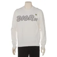 ディオール×カウズ コットン スウェット 19SS M ホワイト