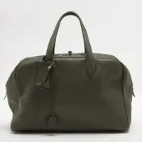 エルメス ヴィクトリア43 トリヨンクレマンス エトゥープ シルバー金具