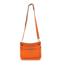 エルメス ジプシエール28 トリヨンクレマンス オレンジ シルバー金具