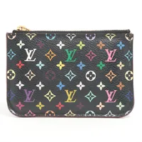 【LOUIS VUITTON】ルイヴィトン ポシェットクレ マルチカラー ノワール M93735 CA4100/kt08867kw ポシェットクレ モノグラムマルチカラー ノワール コインケース PVC