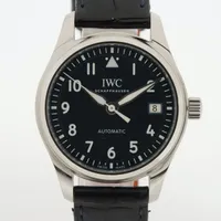 IWC パイロットウォッチ IW324008 SS×革 AT 青文字盤 ＡＢランク