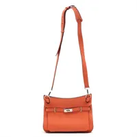 エルメス ジプシエール28 トリヨンクレマンス オレンジ シルバー金具