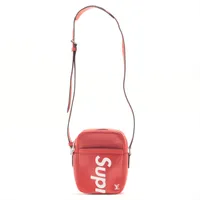 ヴィトン×シュプリーム エピ ダヌーブPM M53417 レッド ABランクの