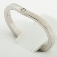 カルティエ バレリーナカーブウェディング 3P ダイヤ リング Pt950 49