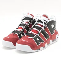 ナイキ AIR MORE UPTEMPO ’96 レザー スニーカー 29.0㎝ レッド ＡＢランク