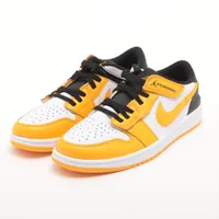 ナイキ AIR JORDAN 1 LOW レザー スニーカー 28.0㎝ ホワイト×オレンジ ＳＡランク