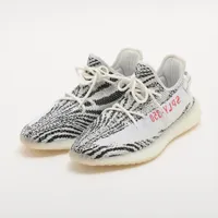 アディダス YEEZY BOOST 350 V2 ニット スニーカー 30㎝ ホワイト ＡＢランク