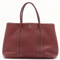 エルメス ガーデンパーティ38 MM カントリー ルージュアッシュ シルバー金具