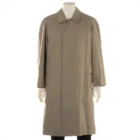 バーバリーロンドン コットン ステンカラーコート M ベージュ