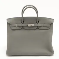 エルメス バーキン40 トゴ グリメイヤー シルバー金具 ＡＢランク