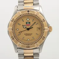 タグホイヤー プロフェッショナル 200m 962.206-2 SS QZ グレー文字盤