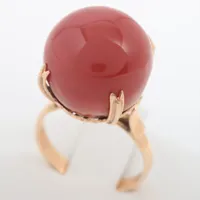 ノンブランド 珊瑚 リング 14K