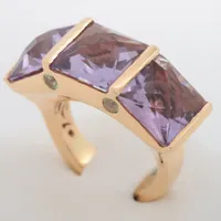 ノンブランド 色石 リング 18K