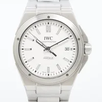 IWC インヂュニア IW323904 SS AT アイスブルー文字盤 ＡＢランク