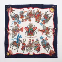 エルメス カレ90 LES FETES DU ROI SOLEIL 太陽王の祝典 シルク