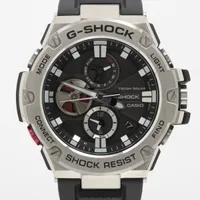 カシオ Gショック GST-B100 SS×ラバー ソーラー 黒文字盤