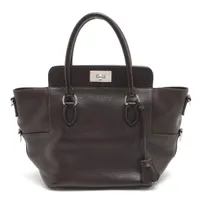 エルメス ツールボックス20 エバーカラー ショコラ シルバー金具