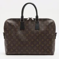 ルイヴィトン モノグラム マカサー ポルトドキュマン ジュール ハンドバッグ LOUIS VUITTON（ルイ・ヴィトン） ルイ ヴィトン モノグラム マカサー
