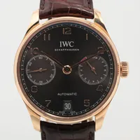 IWC ポルトギーゼ RG×革 AT アイボリー文字盤 ＡＢランク