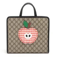 グッチ チルドレンズ GGスプリーム ハンドバッグ ベージュ