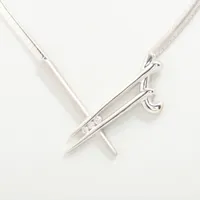 カラッチ ダイヤ ネックレス 750(WG)×K18WG