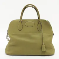 エルメス ボリード37 トリヨンクレマンス アニスグリーン シルバー金具