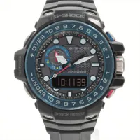 カシオ Gショック ガルフマスター GWN-1000B-1BJF SS×ラバー ソーラー 黒文字盤 Ｂランク
