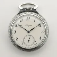 ロンジン 懐中時計 SS 手巻き 白文字盤 Bランクの買取実績価格