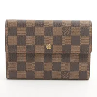【美品】ルイヴィトン ポルトトレゾール エテュイ パピエ モノグラム 訳あり LOUIS VUITTON 三つ折り財布 ポルト トレゾール エテュイ