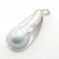 マベパール　ペンダントトップ　K14WG ノンブランド マベパール ネックレストップ K14WG Bランクの買取実績