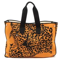 エルメス モデル不明 コットン トートバッグ シルバー金具