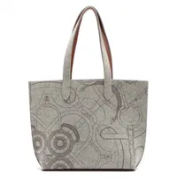 エルメス カリミMM フェルト×レザー ゴールド×グレー シルバー金具