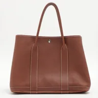 エルメス ガーデンパーティ38 MM ネゴンダ マロン シルバー金具