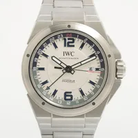 IWC インヂュニア IW324404 SS AT アイスブルー文字盤 ＡＢランク