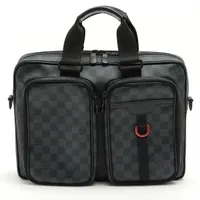 現行•極美品✨ルイヴィトン ユーティリティ ダミエ ソフトブリーフケース2way ヴィトン ダミエ グラフィット ユーティリティ ビジネス N40278 A