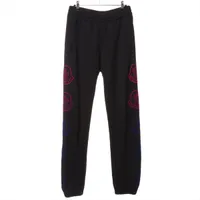 モンクレール PANTALONE コットン スウェットパンツ 21年 XS ブラック ＡＢランク