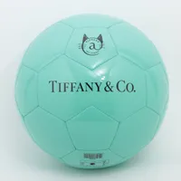 ティファニー×スポルディング PVC サッカーボール ブルー Ａランク