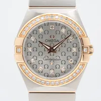 OMEGA Constellation QZ シルバー文字盤 オメガ コンステレーション SS QZ シルバー文字盤 6553/865