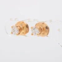 カルティエ 1895 ダイヤ ピアス 750(YG) ダイヤ直径約4.15mm