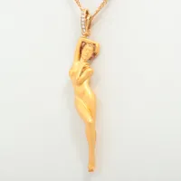 カレライカレラ ダイヤ ネックレス 750(YG)