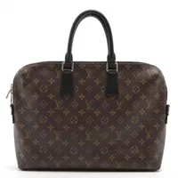 ルイヴィトン モノグラム マカサー ポルトドキュマン ジュール ハンドバッグ LOUIS VUITTON】ルイヴィトン『モノグラム ポルトドキュマン バンド